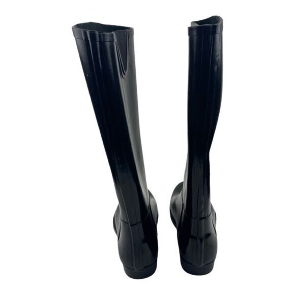 COUGAR WOMENS Black Rider Tall Waterproof Rubber Rain Boots US 6M - Picture 5 of 13
